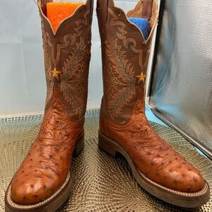 Lucchese 2000 women 6.5 exotic quill cowgirl boots